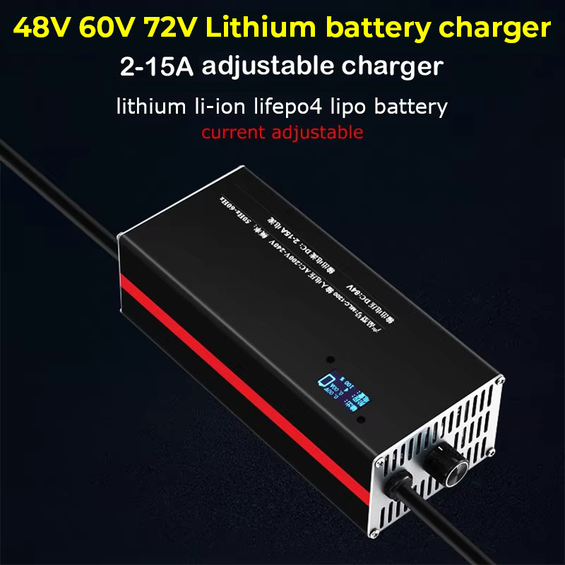 72V 15A Fast Charger - 2-15A Current Adjust Fast Charge 36V