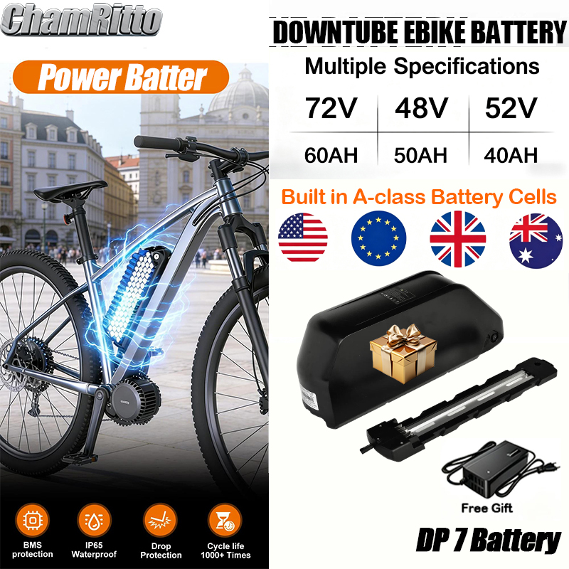 Electric bicycle bike battery  - 72V 50Ah 21700 Lithium Battery recension och pris