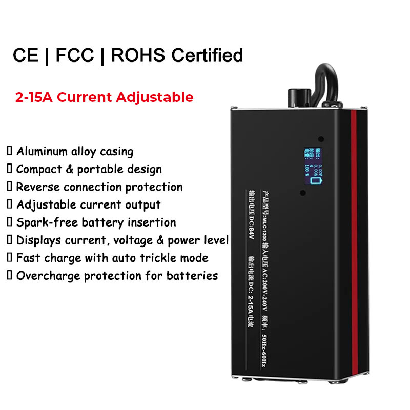 2-15A Current Adjust Fast Char - 72V 15A Fast Charger recension och pris