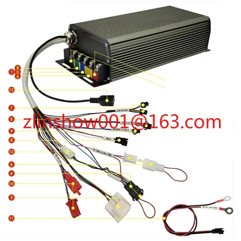 72V 100A 5000W Hall Sensor Sin - 72V 100A Sabvoton Controller recension och pris