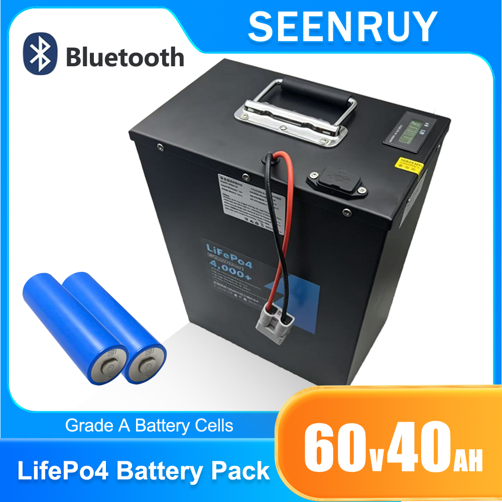 60V 40AH LifePO4 Sufficient Ca - 60V 50Ah Electric Scooter Battery recension och pris