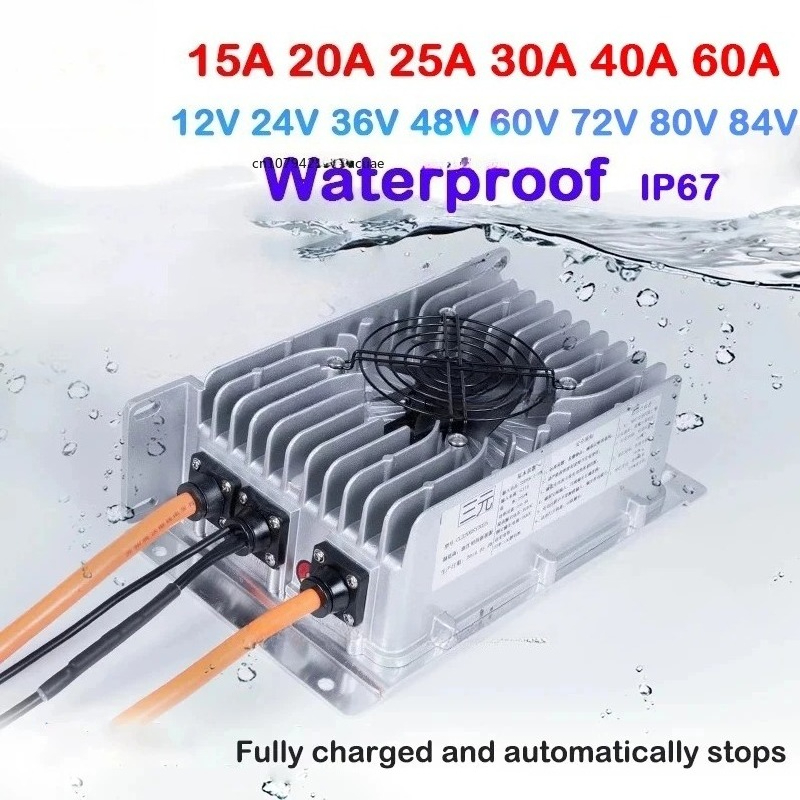 24V 48V 60V 72V 80V 84V 100.8V - 72V 15A Fast Charger recension och pris