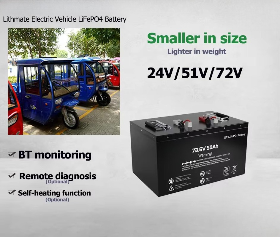 48 Volt Lithium Battery Pack 7 - 72V 40Ah Lifepo4 Battery Pack recension och pris